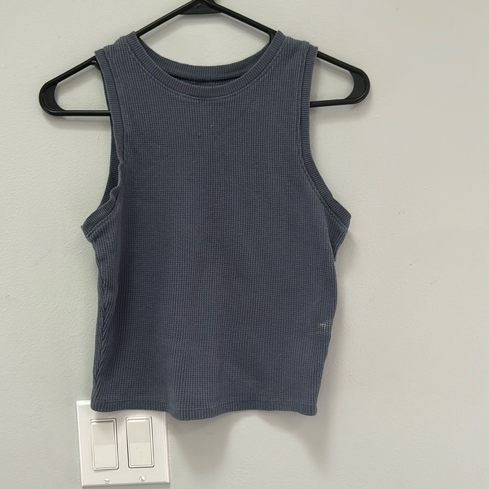 Blue tank top